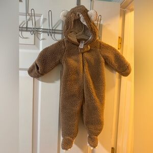 Carter's Brown Snow Bibs ❄️ 6 months